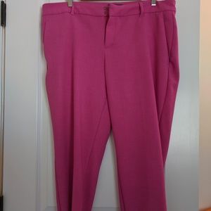 Old Navy sz 18 bubble gum pink dress pants